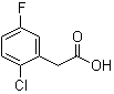 structure of CAS# 177985-33-0, 2-Chloro-5-fluorophenylacetic acid