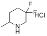 structure of CAS# 1780950-86-8, 5,5-二氟-2-甲基哌啶盐酸盐