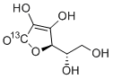 structure of CAS# 178101-88-7, L-抗坏血酸-1-<sup>13</sup>C