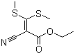 structure of CAS# 17823-58-4, Ethyl 3,3-bis(methylthio)-2-cyanoacrylate