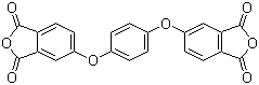 structure of CAS# 17828-53-4, 1,4-Bis(3,4-dicarboxyphenoxy)benzene dianhydride