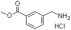 structure of CAS# 17841-68-8, Methyl 3-(aminomethyl)benzoate hydrochloride