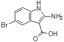 CAS # 1784331-41-4, 2-Amino-5-bromo-1H-indole-3-carboxylic acid