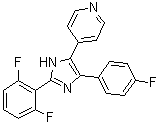 CAS # 1784751-18-3, 4-[2-(2,6-Difluorophenyl)-4-(4-fluorophenyl)-1H-imidazol-5-yl]pyridine