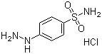 structure of CAS# 17852-52-7, 4-Hydrazinobenzene-1-sulfonamide hydrochloride