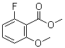 structure of CAS# 178747-79-0, 2-氟-6-甲氧基苯甲酸甲酯