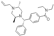 CAS # 178803-51-5, SNC 162, 4-[(S)-[(2S,5R)-2,5-Dimethyl-4-(2-propen-1-yl)-1-piperazinyl]phenylmethyl]-N,N-diethylbenzamide