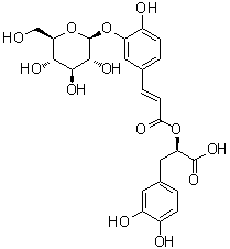 structure of CAS# 178895-25-5, Rosmarinic acid-3-O-glucoside