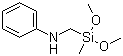 structure of CAS# 17890-10-7, (N-Phenylaminomethyl)methyldimethoxysilane