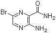 structure of CAS# 17890-77-6, 3-氨基-6-溴吡嗪-2-甲酰胺