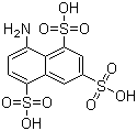 structure of CAS# 17894-99-4, 1-萘胺-4,6,8-三磺酸