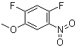 structure of CAS# 179011-39-3, 2,4-二氟-5-硝基苯甲醚