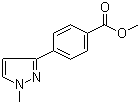 structure of CAS# 179057-11-5, Methyl 4-(1-methyl-1H-pyrazol-3-yl)benzoate