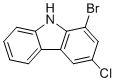 structure of CAS# 1792171-85-7, 1-溴-3-氯-9H-咔唑