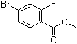 structure of CAS# 179232-29-2, 4-溴-2-氟苯甲酸甲酯