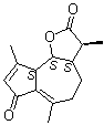 structure of CAS# 17946-87-1, (3S,3aS,9aS,9bS)-3,3a,4,5,9a,9b-六氢-3,6,9-三甲基薁并[4,5-b]呋喃-2,7-二酮