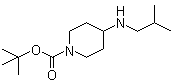structure of CAS# 179556-97-9, tert-Butyl 4-(2-methylpropylamino)piperidine-1-carboxylate
