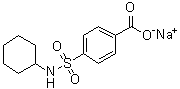 structure of CAS# 1796596-46-7, 4-[(环己基氨基)磺酰基]苯甲酸钠盐