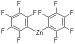 structure of CAS# 1799-90-2, Bis(pentafluorophenyl)zinc