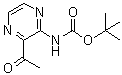 structure of CAS# 1799412-29-5, (3-乙酰基吡嗪-2-基)氨基甲酸叔丁酯