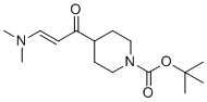structure of CAS# 1799799-87-3, 叔-丁基4-[(2E)-3-(二甲基氨基)丙-2-烯酰基]哌啶-1-羧酸酯