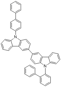 structure of CAS# 1799958-77-2, 9-([1,1'-联苯]-2-基)-9'-([1,1'-联苯]-4-基)-9H,9'H-3,3'-联咔唑