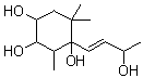 CAS 登录号：180164-14-1, 4-(3-羟基-1-丁烯基)-3,5,5-三甲基-1,2,4-环己烷三醇
