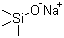 structure of CAS# 18027-10-6, 三甲基硅醇钠