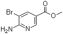 structure of CAS# 180340-70-9, Methyl 6-amino-5-bromonicotinate