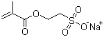 structure of CAS# 1804-87-1, 甲基丙烯酸 2-乙磺酸酯钠盐