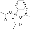 structure of CAS# 18042-54-1, 苯基三乙酰氧基硅烷