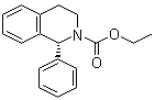 structure of CAS# 180468-41-1, Ethyl (R)-1-phenyl-1,2,3,4-tetrahydroisoquinoline-2-carboxylate