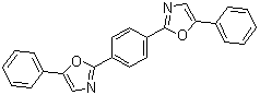 structure of CAS# 1806-34-4, 1,4-双(5-苯基-2-恶唑基)苯