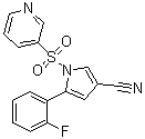 CAS # 1807642-39-2, 5-(2-Fluorophenyl)-1-(3-pyridinylsulfonyl)-1H-pyrrole-3-carbonitrile