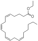 structure of CAS# 1808-26-0, Arachidonic acid ethyl ester