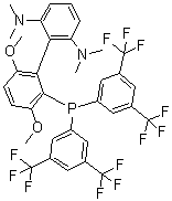 structure of CAS# 1810068-30-4, 2'-(二(3,5-二(三氟甲基)苯基)膦基)-3',6'-二甲氧基-N2,N2,N6,N6-四甲基-[1,1'-联苯]-2,6-二胺