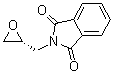 structure of CAS# 181140-34-1, (R)-N-(2,3-Epoxypropan-1-yl)phthalimide