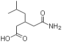 structure of CAS# 181289-15-6, 3-Carbamoymethyl-5-methylhexanoic acid