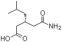 structure of CAS# 181289-33-8, (R)-(-)-3-(氨甲酰甲基)-5-甲基己酸