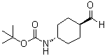 structure of CAS# 181308-57-6, (反式-4-甲酰基环己基)氨基甲酸叔丁酯