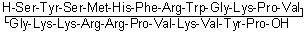 CAS # 1815617-95-8, L-Seryl-L-tyrosyl-L-seryl-L-methionyl-L-histidyl-L-phenylalanyl-L-arginyl-L-tryptophylglycyl-L-lysyl-L-prolyl-L-valylglycyl-L-lysyl-L-lysyl-L-arginyl-L-arginyl-L-prolyl-L-valyl-L-lysyl-L-valyl-L-tyrosyl-L-proline