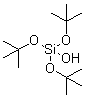 structure of CAS# 18166-43-3, Tris(tert-butoxy)silanol