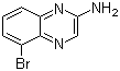 structure of CAS# 181871-83-0, 5-溴喹喔啉-2-胺