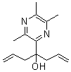 CAS # 1821389-11-0, 3,5,6-Trimethyl-alpha,alpha-di-2-propen-1-yl-2-pyrazinemethanol