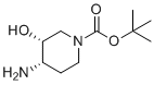 structure of CAS# 1821799-48-7, 叔-丁基(3R,4S)-4-氨基-3-羟基哌啶-1-羧酸酯