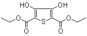 structure of CAS# 1822-66-8, Diethyl 3,4-dihydroxythiophen-2,5-dicarboxylate