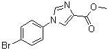 CAS 登录号：1823255-95-3, 1-(4-溴苯基)-1H-咪唑-4-羧酸甲酯