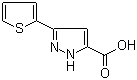 structure of CAS# 182415-24-3, 3-(2-噻吩基)-1H-吡唑-5-甲酸