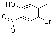 CAS # 182500-28-3, 2-Nitro-5-methyl-4-bromophenol