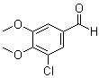 structure of CAS# 18268-68-3, 3-氯-4,5-二甲氧基苯甲醛